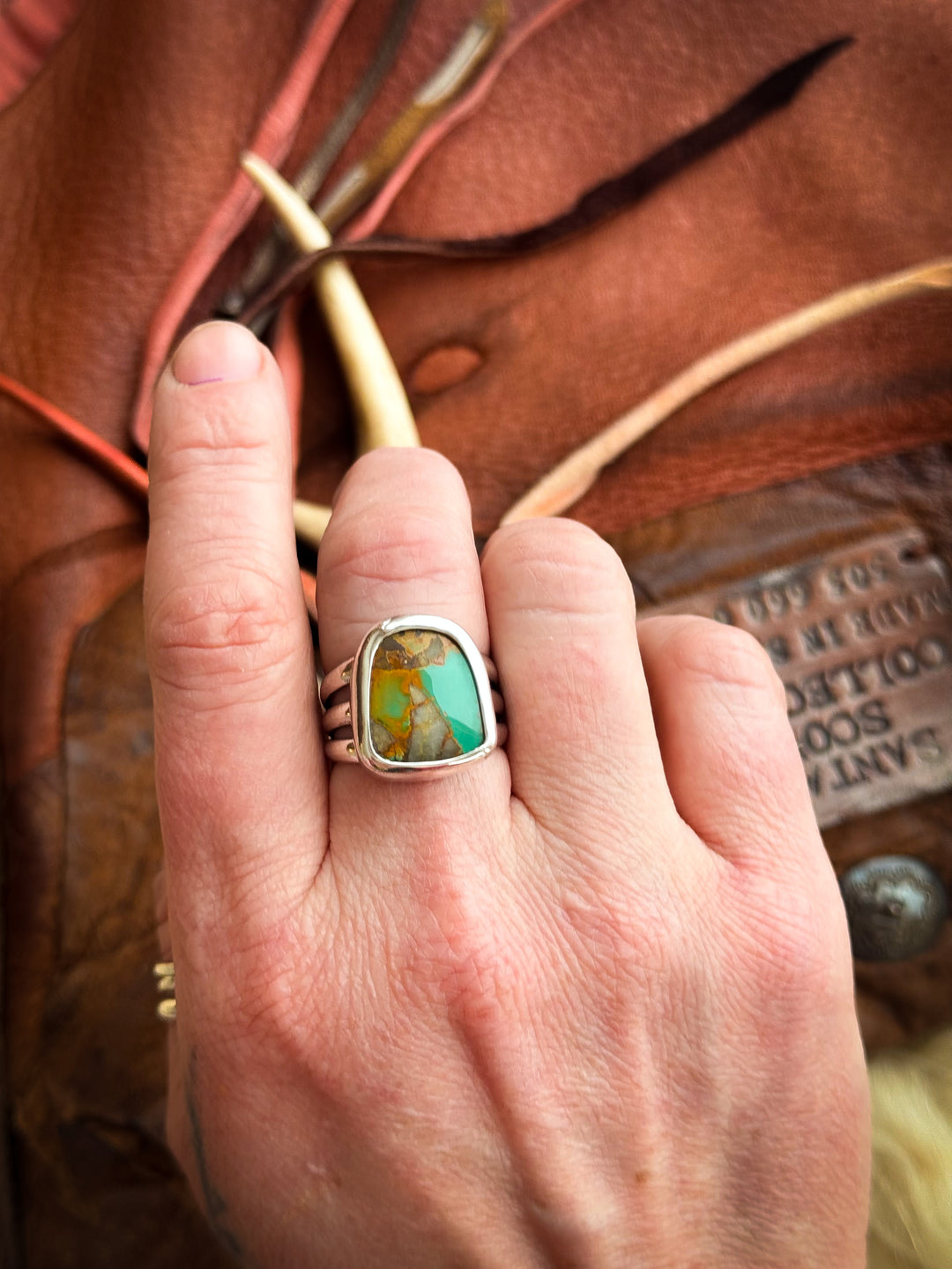 Pilot Mountain Turquoise Ring