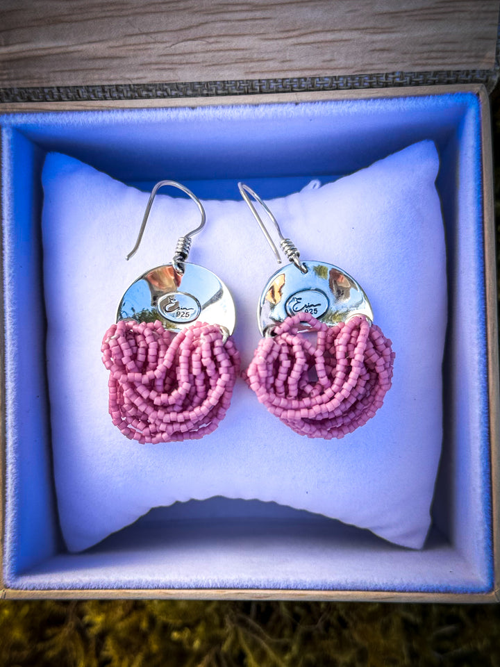 Boreal Berry Basket - Berry Beaded Earrings