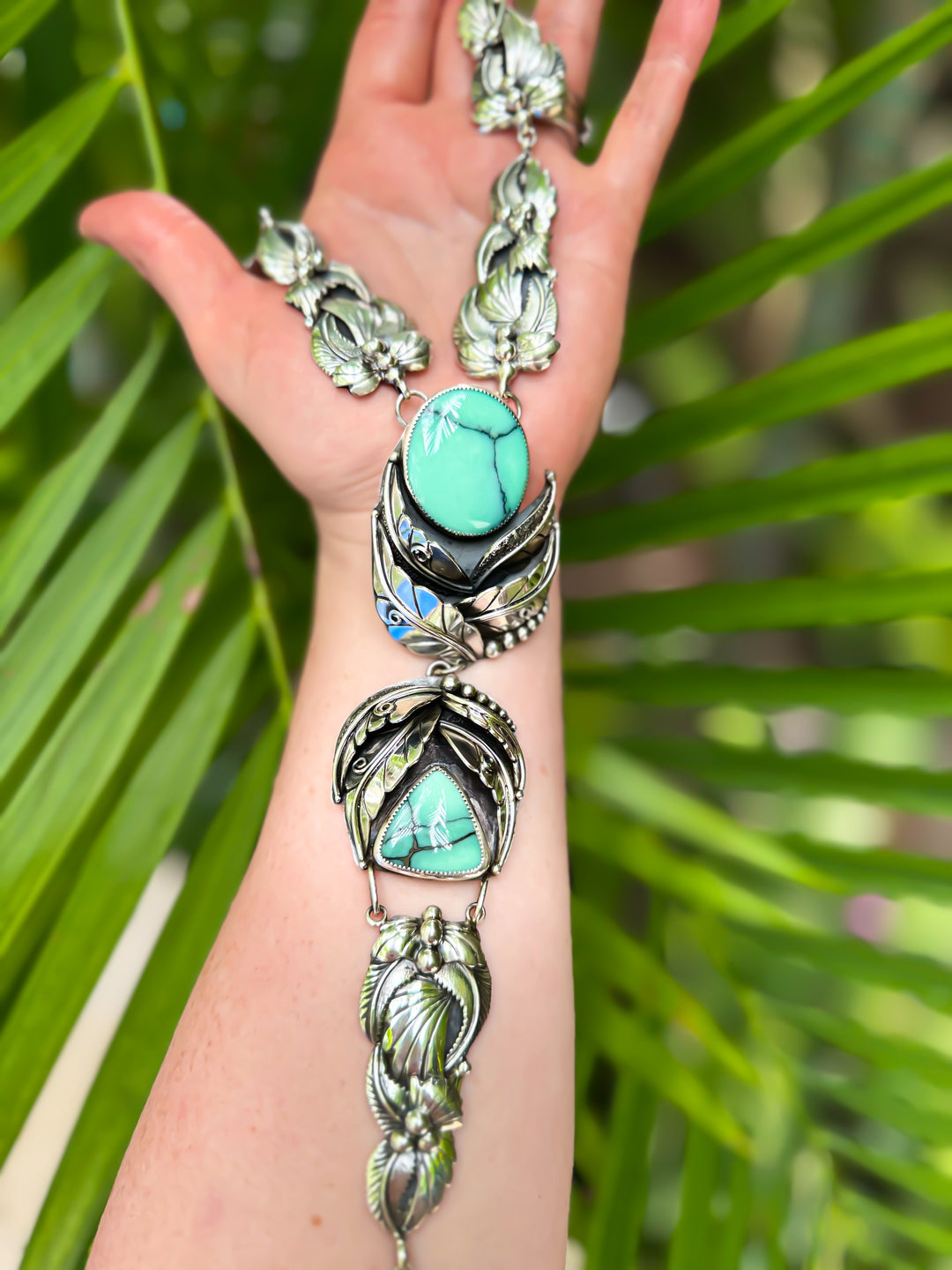 Desert Bloom Variscite Lariat