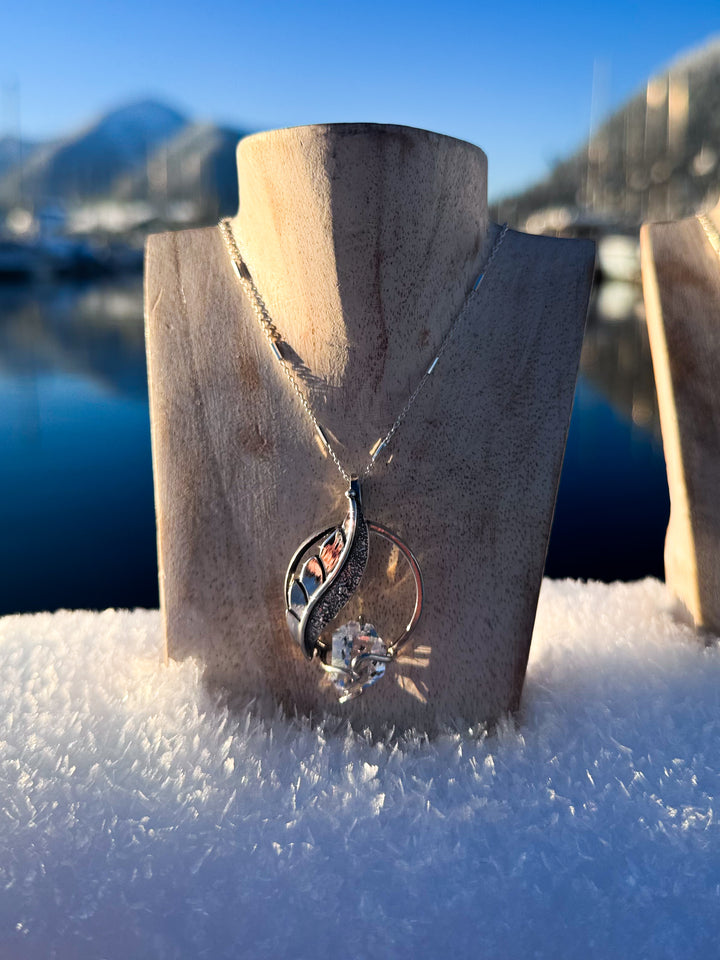 Holiday Herkimer Diamond Necklace